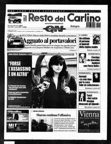 Il Resto del Carlino : giornale dell'Emilia